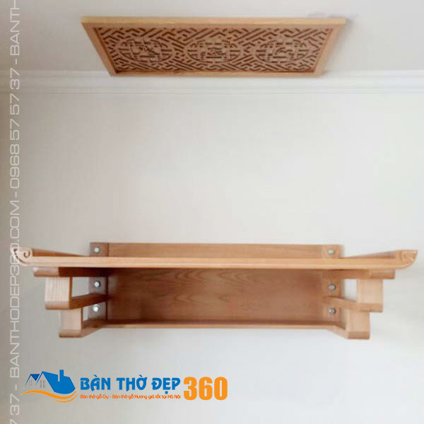 Bàn thờ treo tường bằng gỗ Đẹp Giá Rẻ tại Hà Nội
