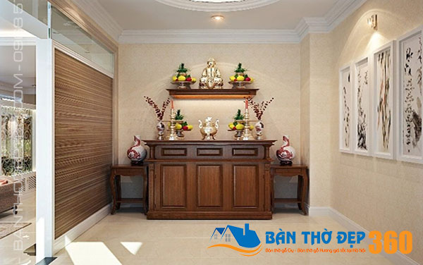 Các mẫu bàn thờ hiện đại đẹp dành cho chung cư tại Hà Nội