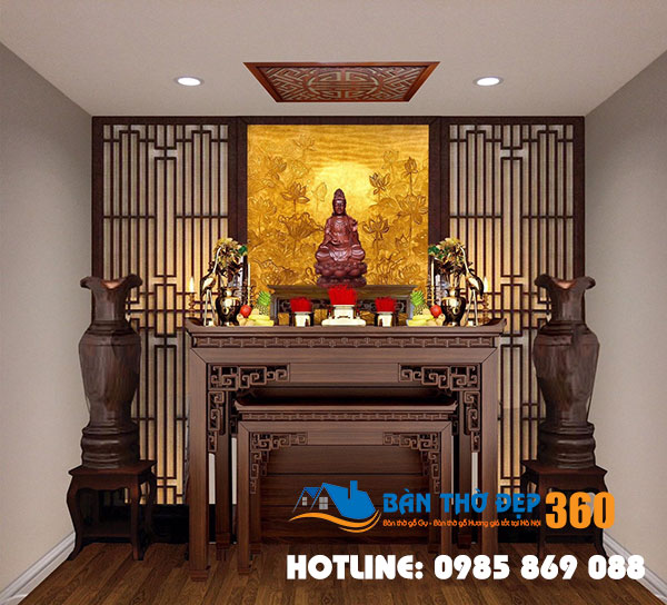 +88 mẫu bàn thờ, tủ thờ đẹp, phòng thờ đẹp tại Ninh Thuận