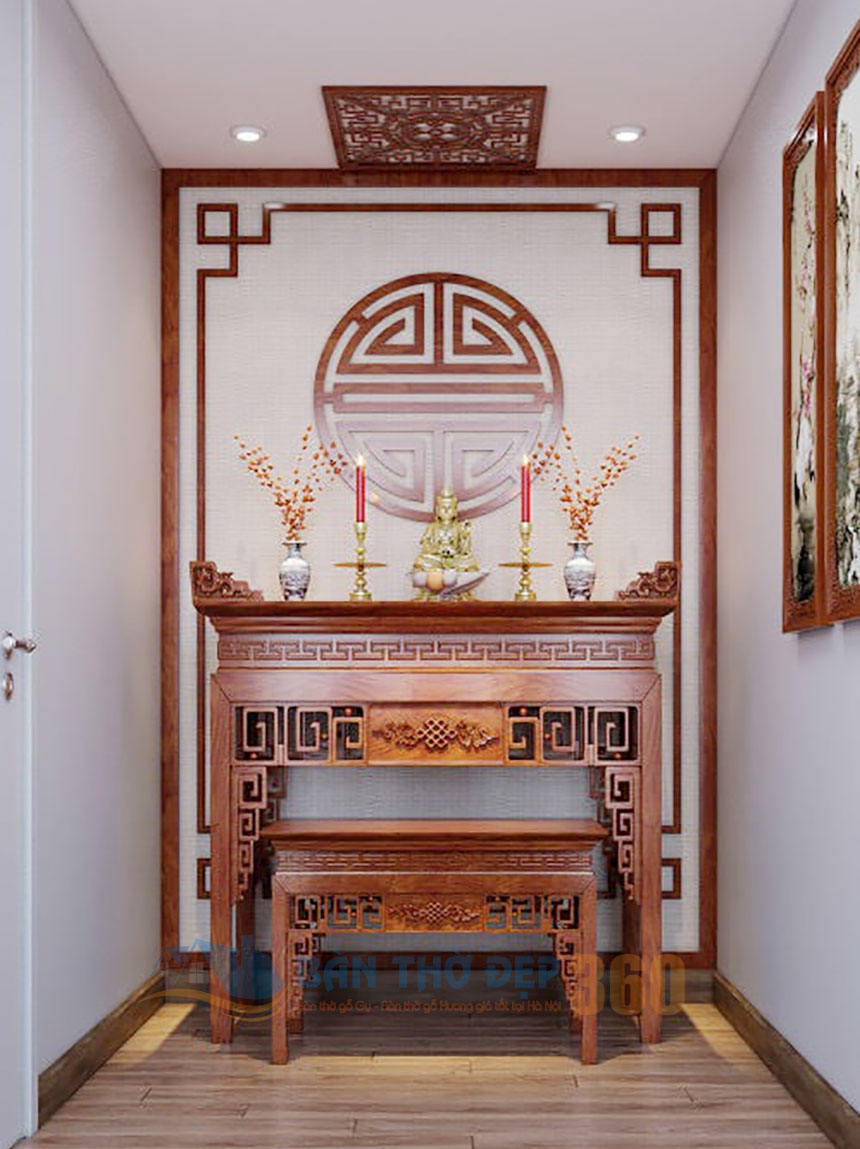 Trang trí bàn thờ gia tiên thế nào cho đúng cách - Vách ngăn phong thủy An  Sang